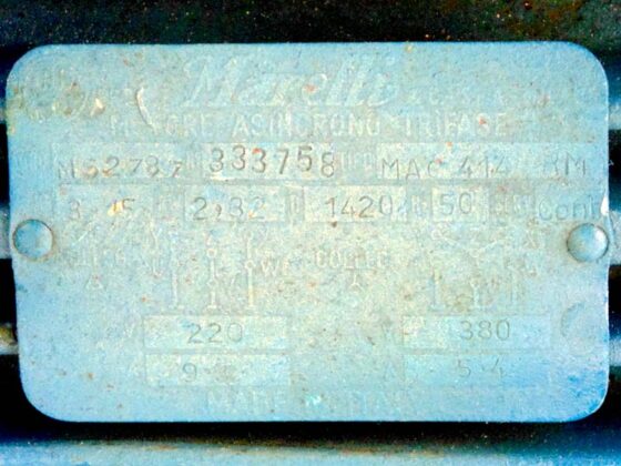 Tehnički podaci o motoru