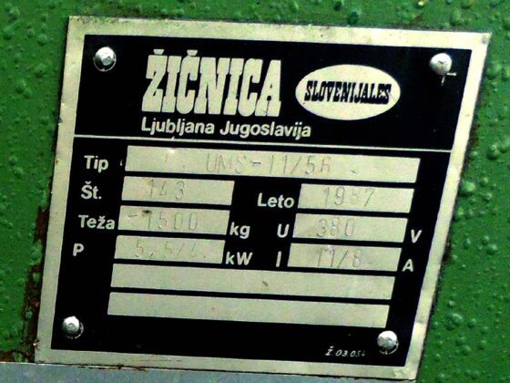 Podaci o ma&scaron;ini