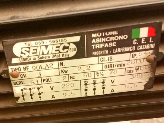 Podaci o motoru for&scaron;upa