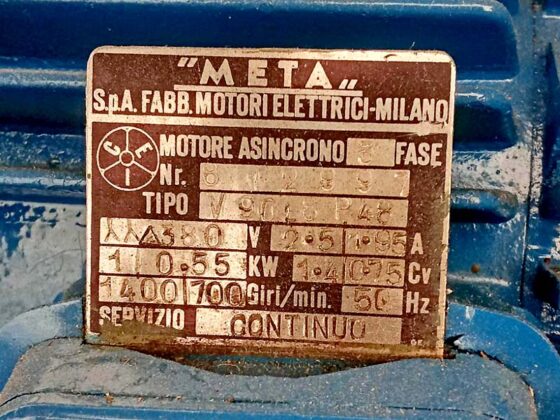 Podaci o motoru nivelacije